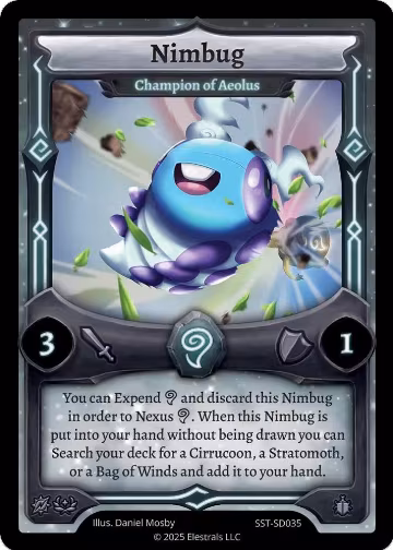 Nimbug - Champion of Aeolus (SST-SD035), Divine Champions: Sunstrike Starter Decks — Elestrals card price