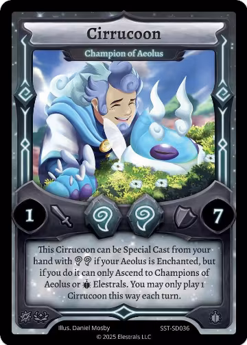 Cirrucoon - Champion of Aeolus (SST-SD036), Divine Champions: Sunstrike Starter Decks — Elestrals card price