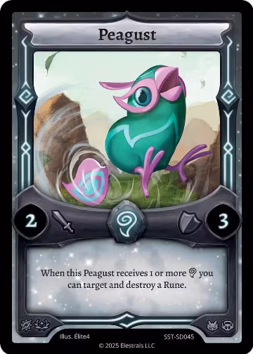 Peagust (SST-SD045), Divine Champions: Sunstrike Starter Decks — Elestrals card price