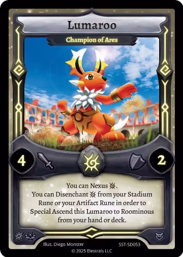 Lumaroo - Champion of Ares (SST-SD053), Divine Champions: Sunstrike Starter Decks — Elestrals card price