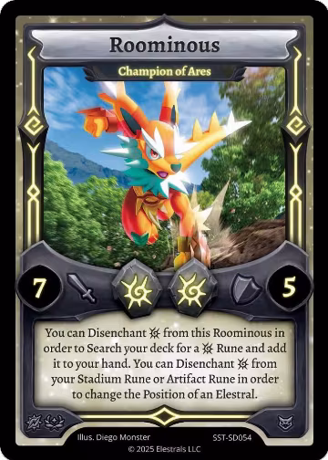 Roominous - Champion of Ares (SST-SD054), Divine Champions: Sunstrike Starter Decks — Elestrals card price