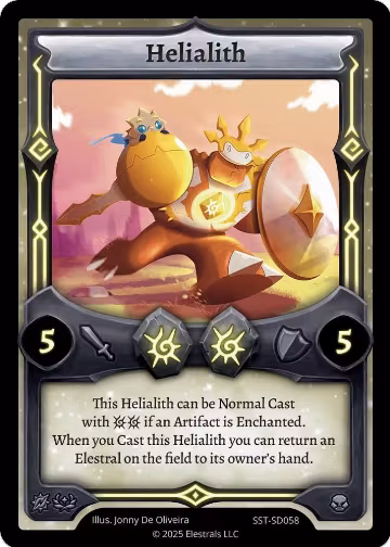 Helialith (SST-SD058), Divine Champions: Sunstrike Starter Decks — Elestrals card price