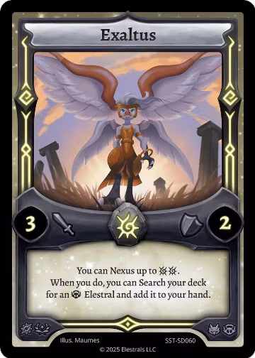 Exaltus (SST-SD060), Divine Champions: Sunstrike Starter Decks — Elestrals card price
