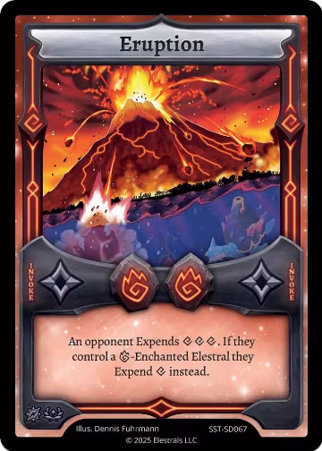 Eruption (SST-SD067), Divine Champions: Sunstrike Starter Decks — Elestrals card price