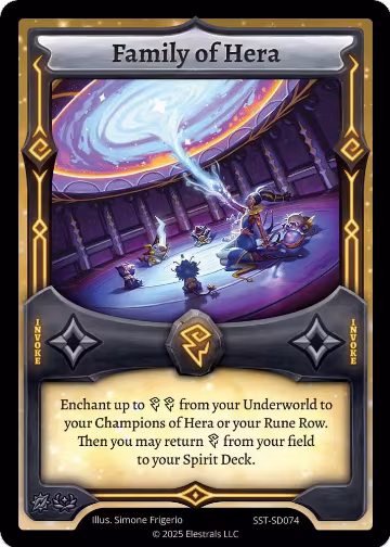 Family of Hera (SST-SD074), Divine Champions: Sunstrike Starter Decks — Elestrals card price