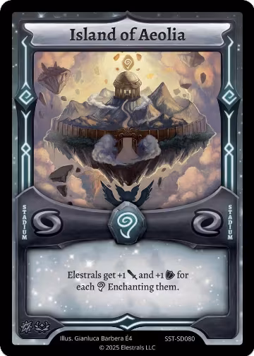 Island of Aeolia (SST-SD080), Divine Champions: Sunstrike Starter Decks — Elestrals card price