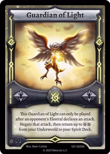Guardian of Light (SST-SD094), Divine Champions: Sunstrike Starter Decks — Elestrals card price