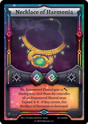 Necklace of Harmonia (SST-SD096), Divine Champions: Sunstrike Starter Decks — Elestrals card price