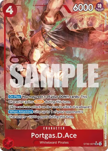 Portgas.D.Ace (007) (Parallel) (ST30-007) — card price