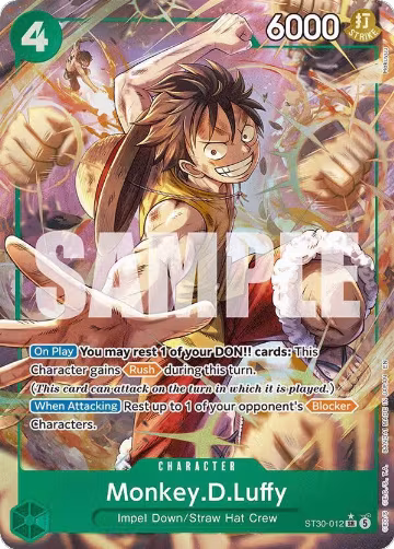 Monkey.D.Luffy (Parallel) (ST30-012) — card price