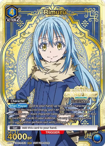 Rimuru (Regionals 26-27) (UEPR/TSK-1-053), Union Arena Promotion Cards — Union Arena card price