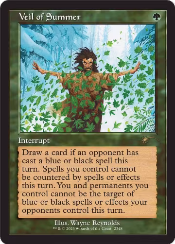 Veil of Summer (2348) (2348), Secret Lair Drop Series — Magic card price