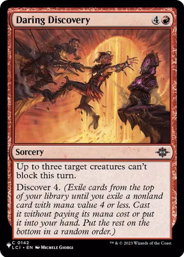 Daring Discovery (142), The List Reprints — Magic card price