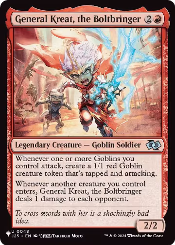 General Kreat, the Boltbringer (Anime) (48), The List Reprints — Magic card price