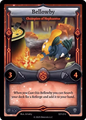 Bellowby - Champion of Hephaestus (SST-016), Divine Champions: Sunstrike — Elestrals card price