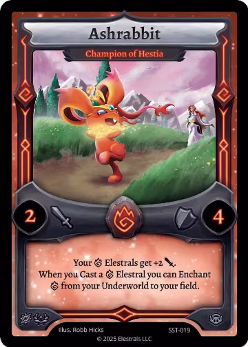 Ashrabbit - Champion of Hestia (SST-019) (SST-019), Divine Champions: Sunstrike — Elestrals card price