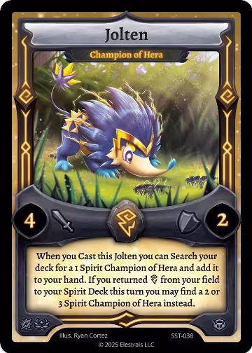 Jolten - Champion of Hera (SST-038), Divine Champions: Sunstrike — Elestrals card price