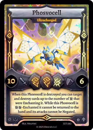 Phosvocell - Ultracharged (SST-043) (SST-043), Divine Champions: Sunstrike — Elestrals card price