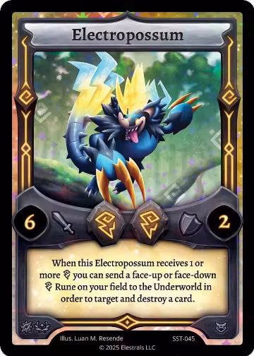 Electropossum (SST-045) (SST-045), Divine Champions: Sunstrike — Elestrals card price