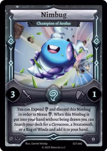 Nimbug - Champion of Aeolus (SST-046) (SST-046), Divine Champions: Sunstrike — Elestrals card price