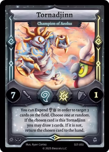 Tornadjinn - Champion of Aeolus (SST-050), Divine Champions: Sunstrike — Elestrals card price