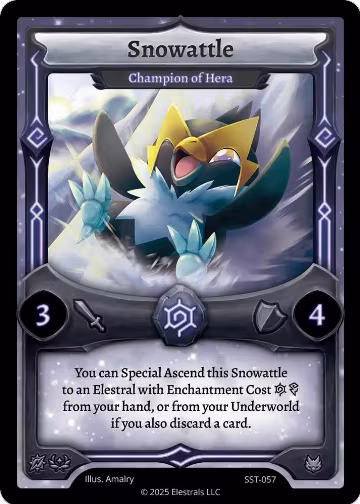 Snowattle - Champion of Hera (SST-057) (SST-057), Divine Champions: Sunstrike — Elestrals card price