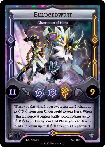 Emperowatt - Champion of Hera (SST-059) (SST-059), Divine Champions: Sunstrike — Elestrals card price