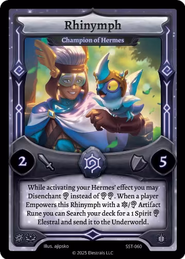 Rhinymph - Champion of Hermes (SST-060), Divine Champions: Sunstrike — Elestrals card price