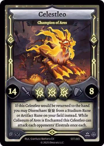 Celestleo - Champion of Ares (SST-065) (SST-065), Divine Champions: Sunstrike — Elestrals card price