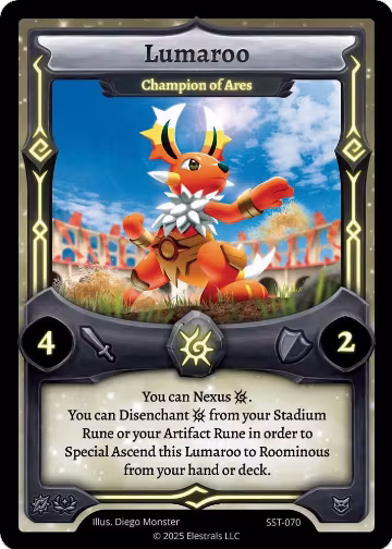 Lumaroo - Champion of Ares (SST-070) (SST-070), Divine Champions: Sunstrike — Elestrals card price