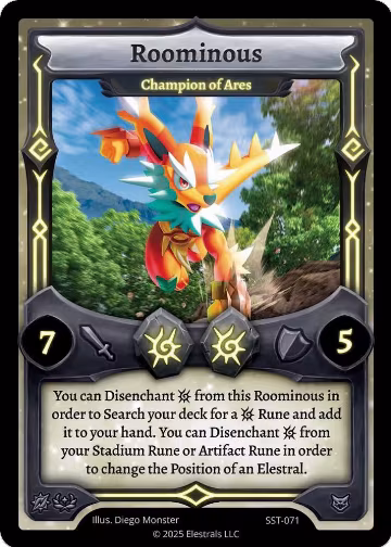 Roominous - Champion of Ares (SST-071), Divine Champions: Sunstrike — Elestrals card price