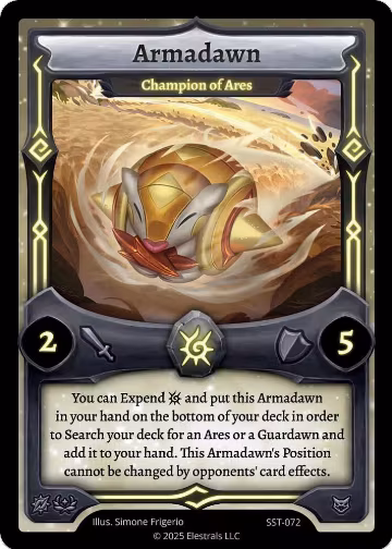 Armadawn - Champion of Ares (SST-072), Divine Champions: Sunstrike — Elestrals card price