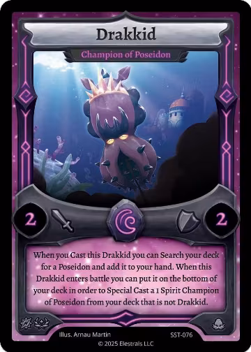 Drakkid - Champion of Poseidon (SST-076) (SST-076), Divine Champions: Sunstrike — Elestrals card price