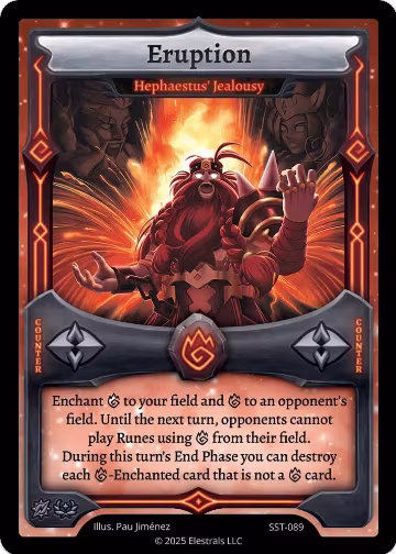 Eruption - Hephaestus' Jealousy (SST-089), Divine Champions: Sunstrike — Elestrals card price