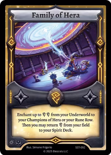 Family of Hera (SST-092) (SST-092), Divine Champions: Sunstrike — Elestrals card price
