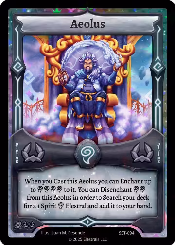 Aeolus (SST-094), Divine Champions: Sunstrike — Elestrals card price