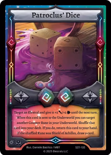 Patroclus' Dice (SST-105), Divine Champions: Sunstrike — Elestrals card price