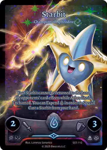 Starbit - Champion of Aphrodite (SST-110) (SST-110), Divine Champions: Sunstrike — Elestrals card price