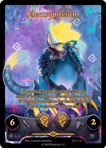 Electropossum (SST-112) (SST-112), Divine Champions: Sunstrike — Elestrals card price