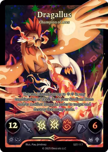 Dragallus - Champion of Ares (SST-117) (SST-117), Divine Champions: Sunstrike — Elestrals card price