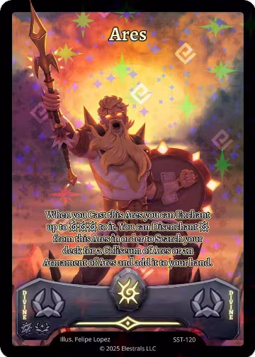 Ares (SST-120) (SST-120), Divine Champions: Sunstrike — Elestrals card price