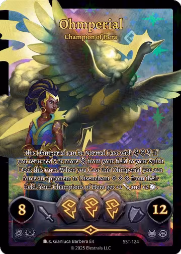 Ohmperial - Champion of Hera (SST-124) (SST-124), Divine Champions: Sunstrike — Elestrals card price