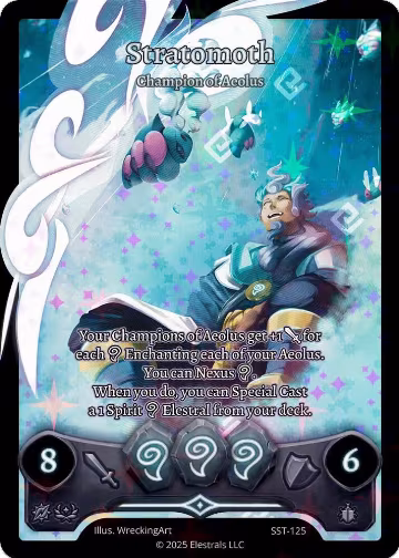 Stratomoth - Champion of Aeolus (SST-125) (SST-125), Divine Champions: Sunstrike — Elestrals card price