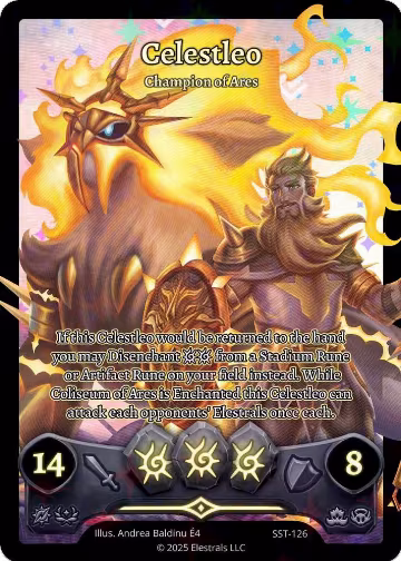 Celestleo - Champion of Ares (SST-126) (SST-126), Divine Champions: Sunstrike — Elestrals card price
