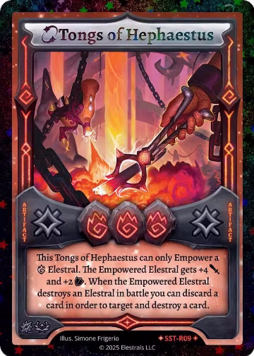 Tongs of Hephaestus (SST-R09) (SST-R09), Divine Champions: Sunstrike — Elestrals card price