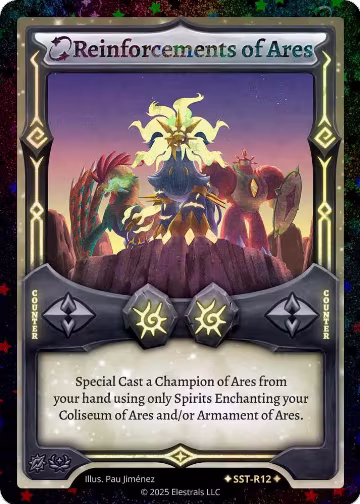 Reinforcements of Ares (SST-R12) (SST-R12), Divine Champions: Sunstrike — Elestrals card price
