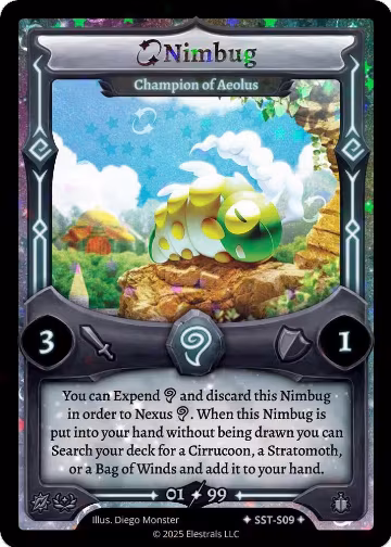 Nimbug - Champion of Aeolus (SST-S09) (SST-S09), Divine Champions: Sunstrike — Elestrals card price