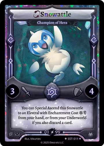 Snowattle - Champion of Hera (SST-S11), Divine Champions: Sunstrike — Elestrals card price