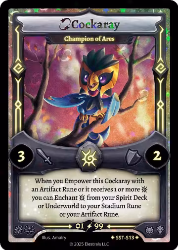 Cockaray - Champion of Ares (SST-S13), Divine Champions: Sunstrike — Elestrals card price