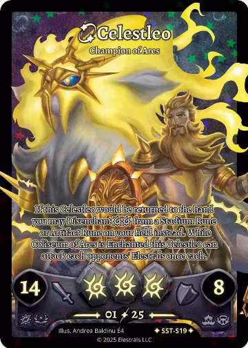 Celestleo - Champion of Ares (SST-S19), Divine Champions: Sunstrike — Elestrals card price